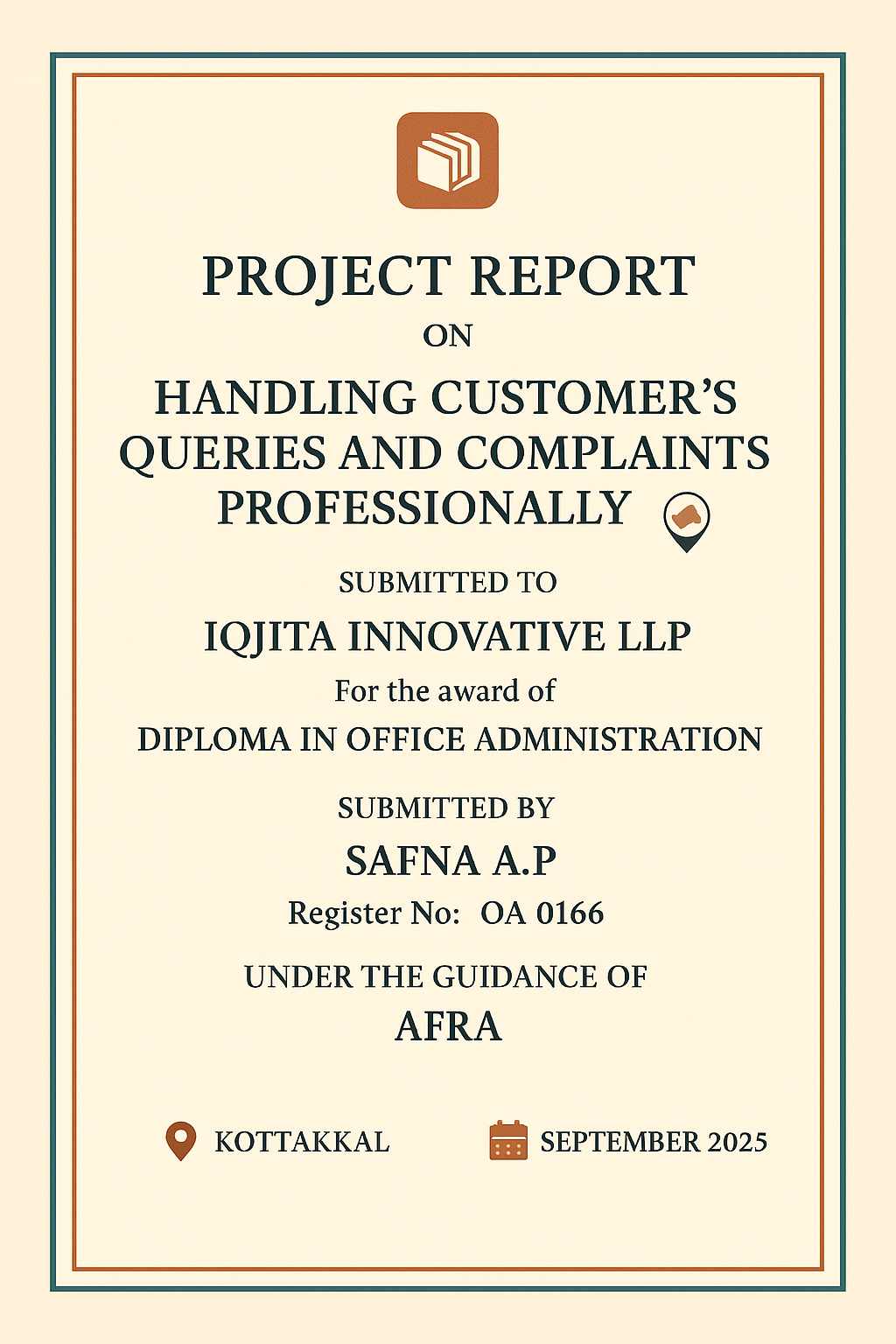 Project by Safna A.P